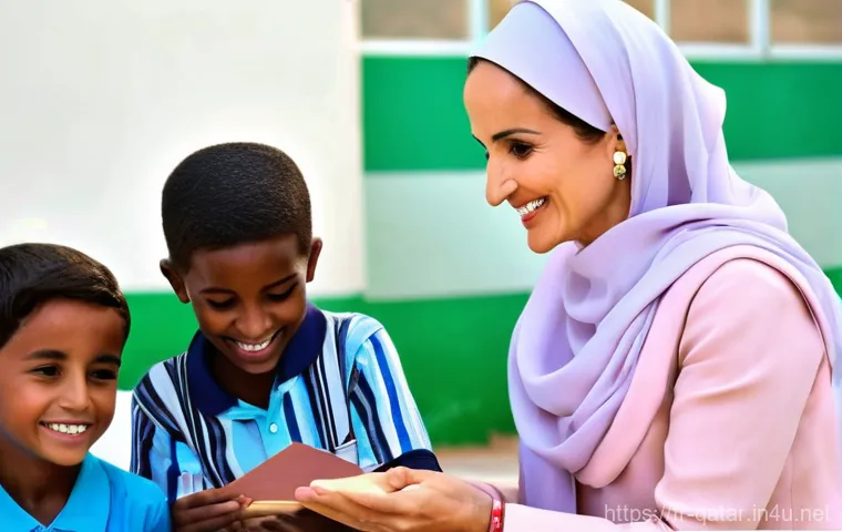 셰이크 모자 빈트 나세르 - **Prompt 1: Visionary Leader in Education**
    "A full-body shot of Her Highness Sheikha Moza bint ...