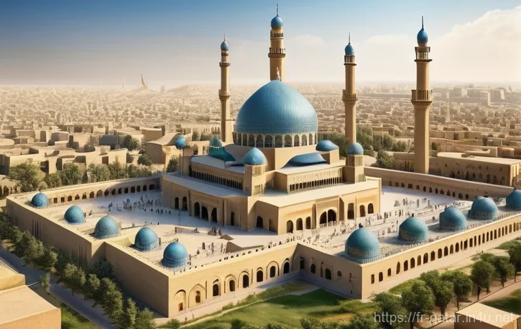 이슬람화 과정 - **A Vibrant Andalusian Scene:** A panoramic view of 10th-century Cordoba, Al-Andalus, bustling with ...